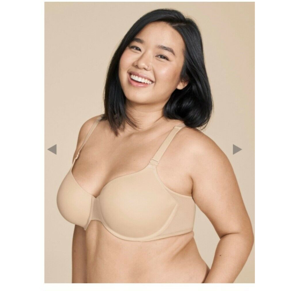 Warners No Side Effects Underwire Bra with Mesh RA3471A Light Pink 40B
